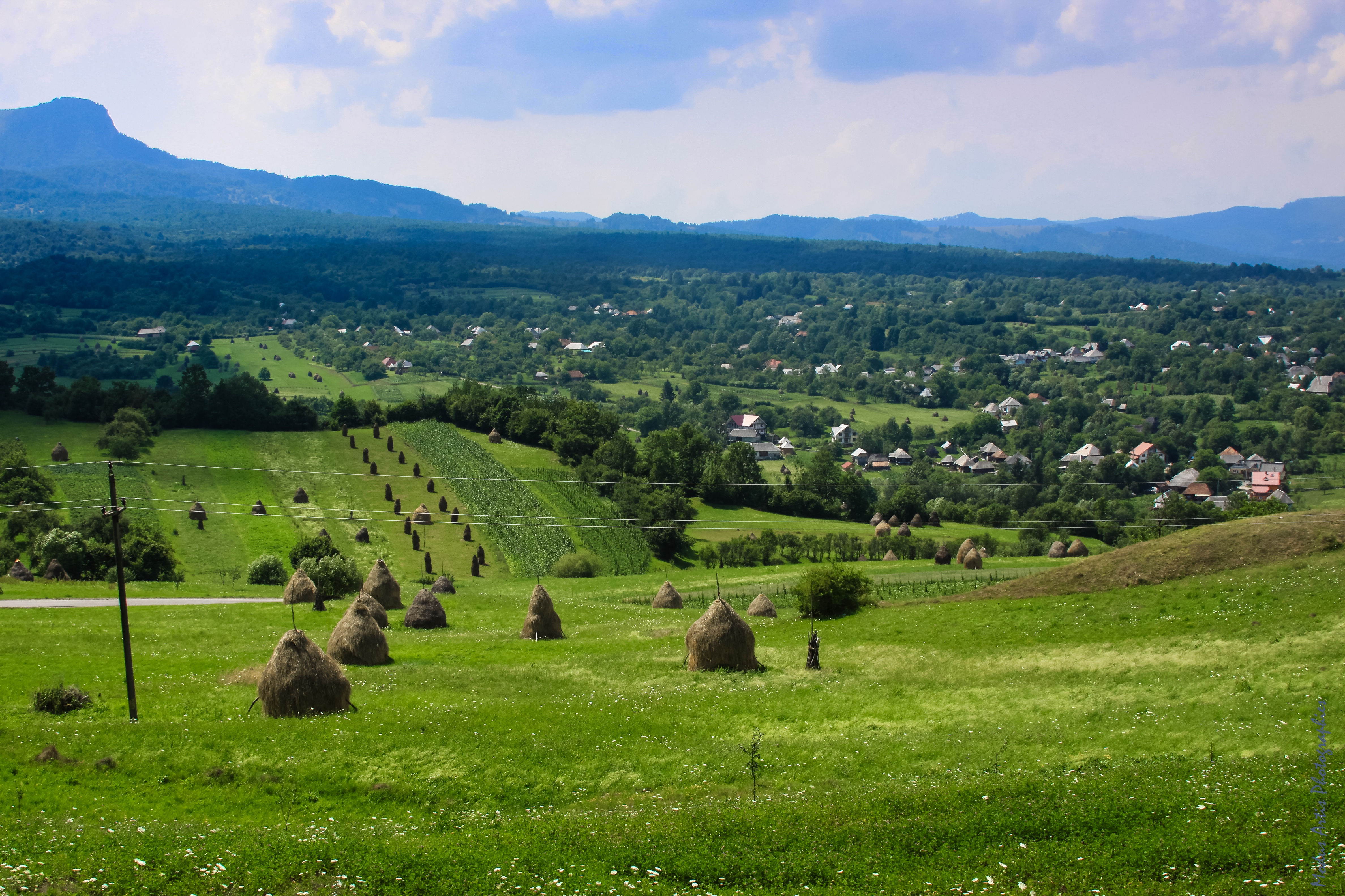 Paysage roumain r&eacute;gion du Maramures