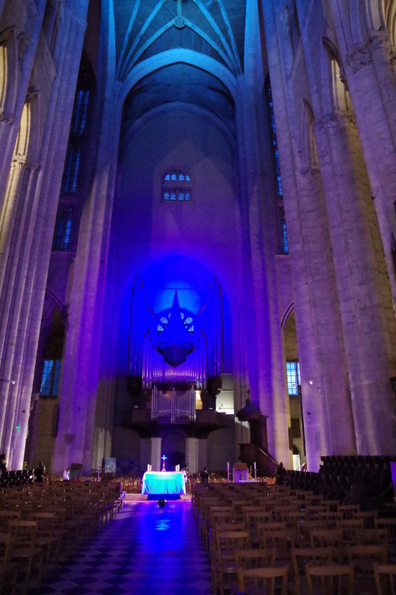 Les grandes orgue illuminées